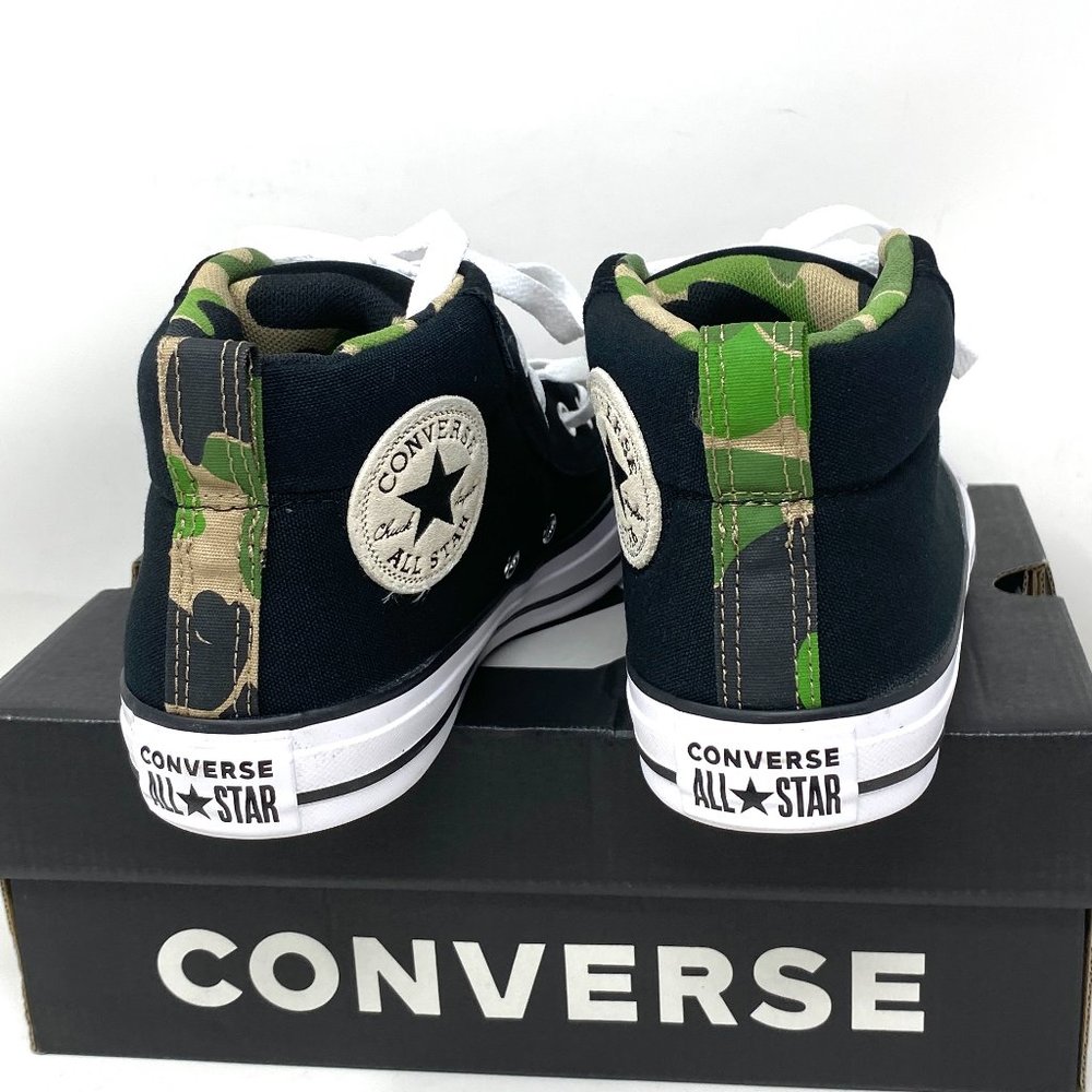Converse CTAS STREET MID Top Canvas Black Camo Wmn - Picture 5 of 10